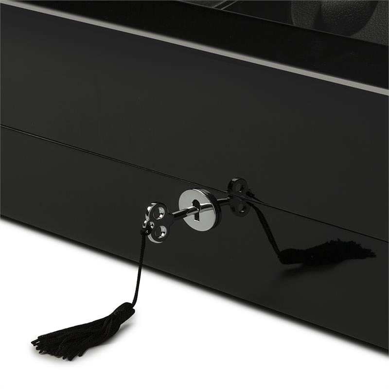 Klarstein Old Marshall, naťahovač na hodinky, pohyblivá vitrína, 13 hodiniek, čierny – Obrázok 4