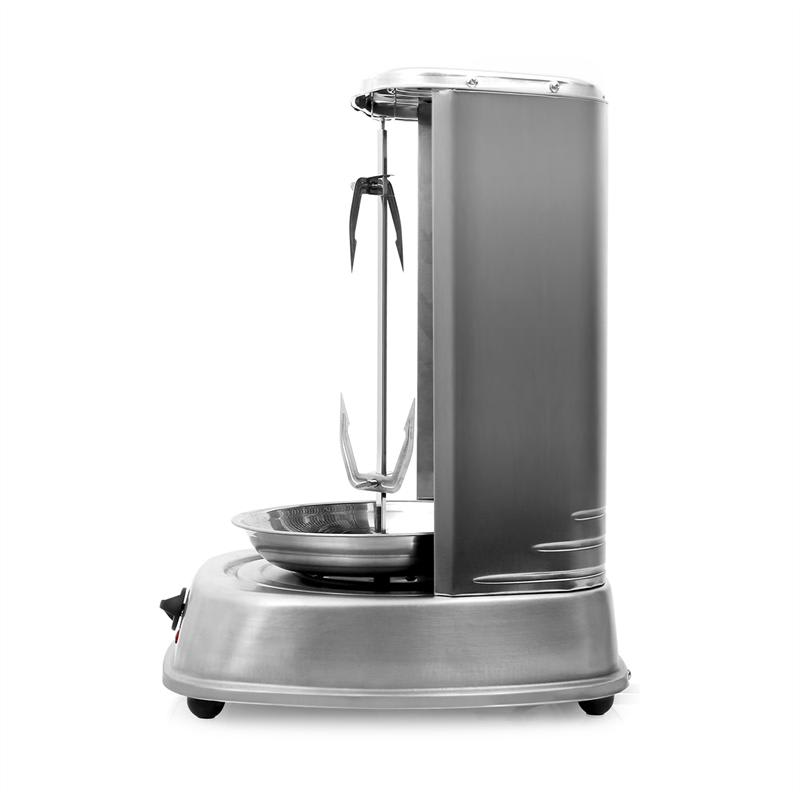 OneConcept Kebap Master, vertikálny gril, 1800 W, strieborný – Obrázok 4