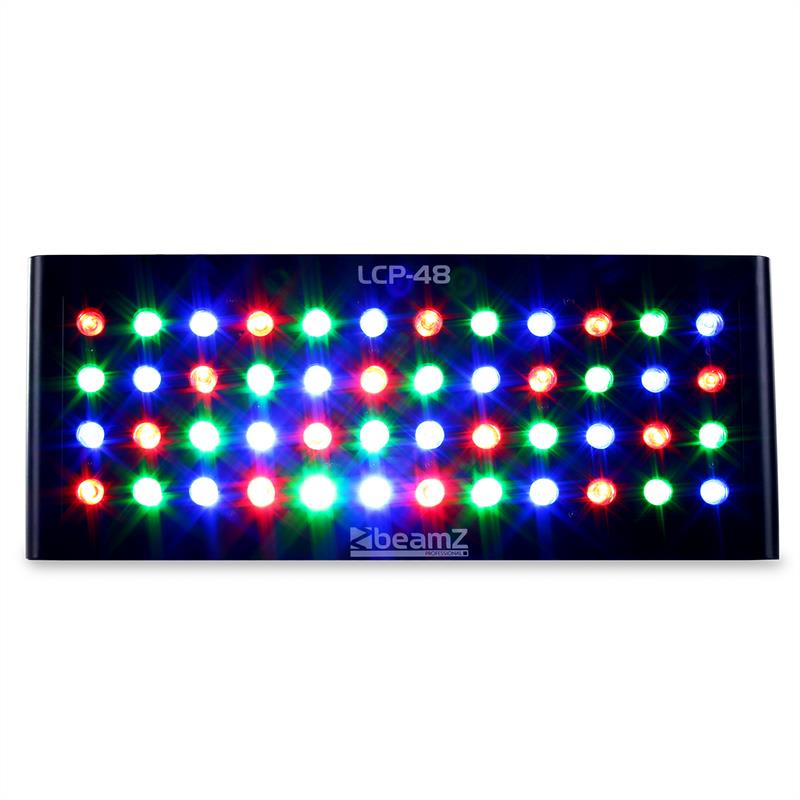 Beamz LCP-48, LED farebný panel, 48 x 1 W RGW, DMX – Obrázok 2
