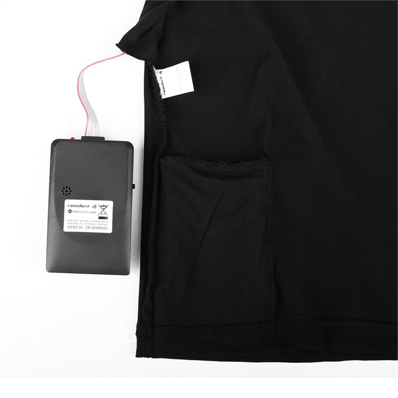 Resident DJ LED tričko, Happy Birthday, veľkosť M – Obrázok 5