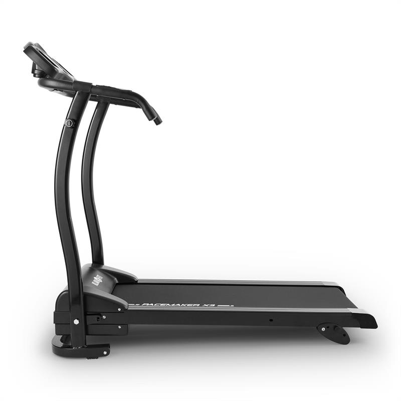 KLARFIT Pacemaker X3, bežecký pás, 1,5 HP, 12 km/h, merač pulzu, 3 uhly stúpania – Obrázok 3