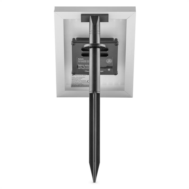 Blumfeldt Schönbrunn, solárna fontána, guľovitá, LED, 20 l/h, čadič – Obrázok 4