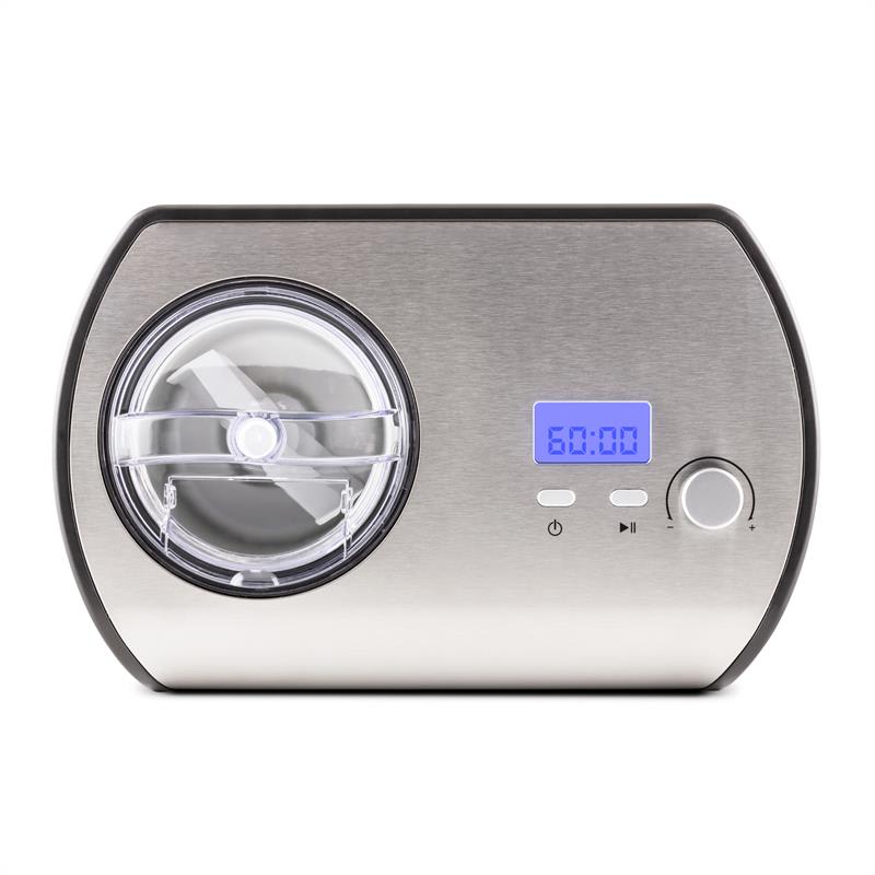 Klarstein Snowberry & Choc, zmrzlinovač, 1,2 l, funkcia udržania chladu, eloxovaný hliník – Obrázok 2