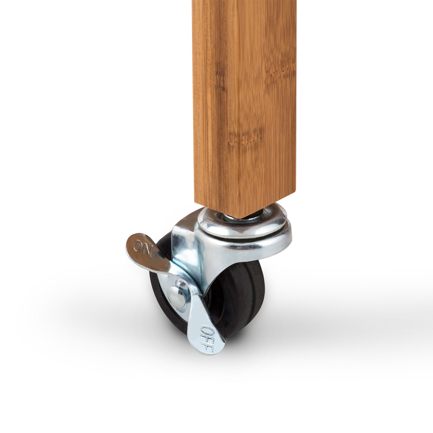 Klarstein Louisiana, servírovací vozík, kuchynský vozík, 5 poschodí, drevený držiak na utierky, mobilný – Obrázok 4