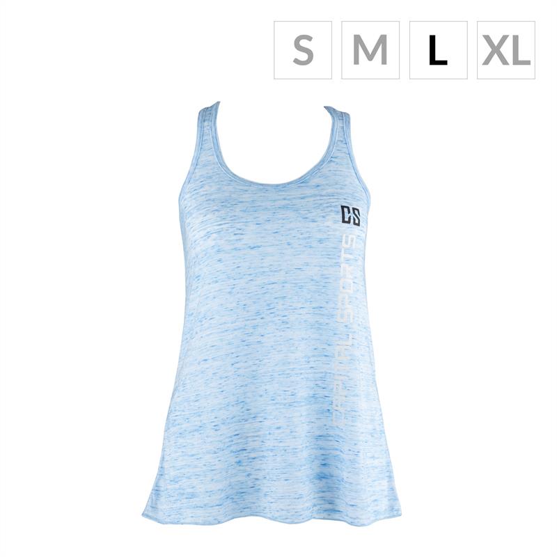 Capital Sports tréningové tielko pre ženy, modré mramorované, veľkosť L – Obrázok 2