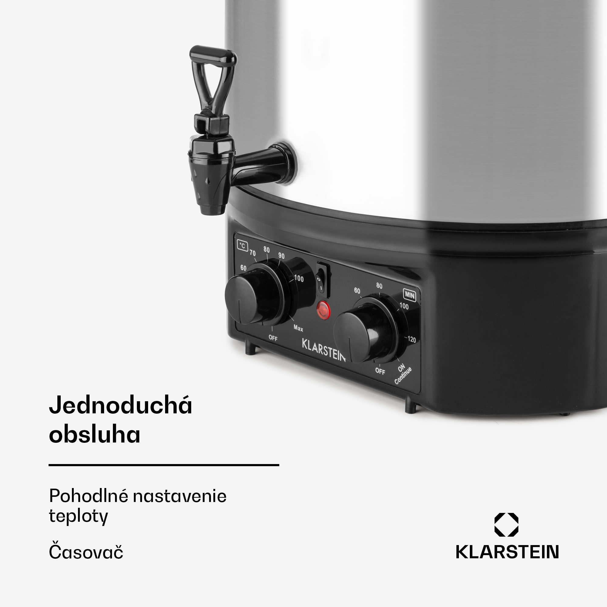 Klarstein Biggie Small, zavárací hrniec, 16 l, 2000 W, nehrdzavejúca oceľ – Obrázok 4