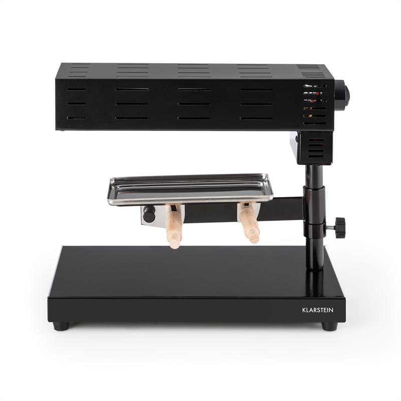 Klarstein Appenzell 2G, raclette gril, 600 W, tradičný, čierny – Obrázok 4