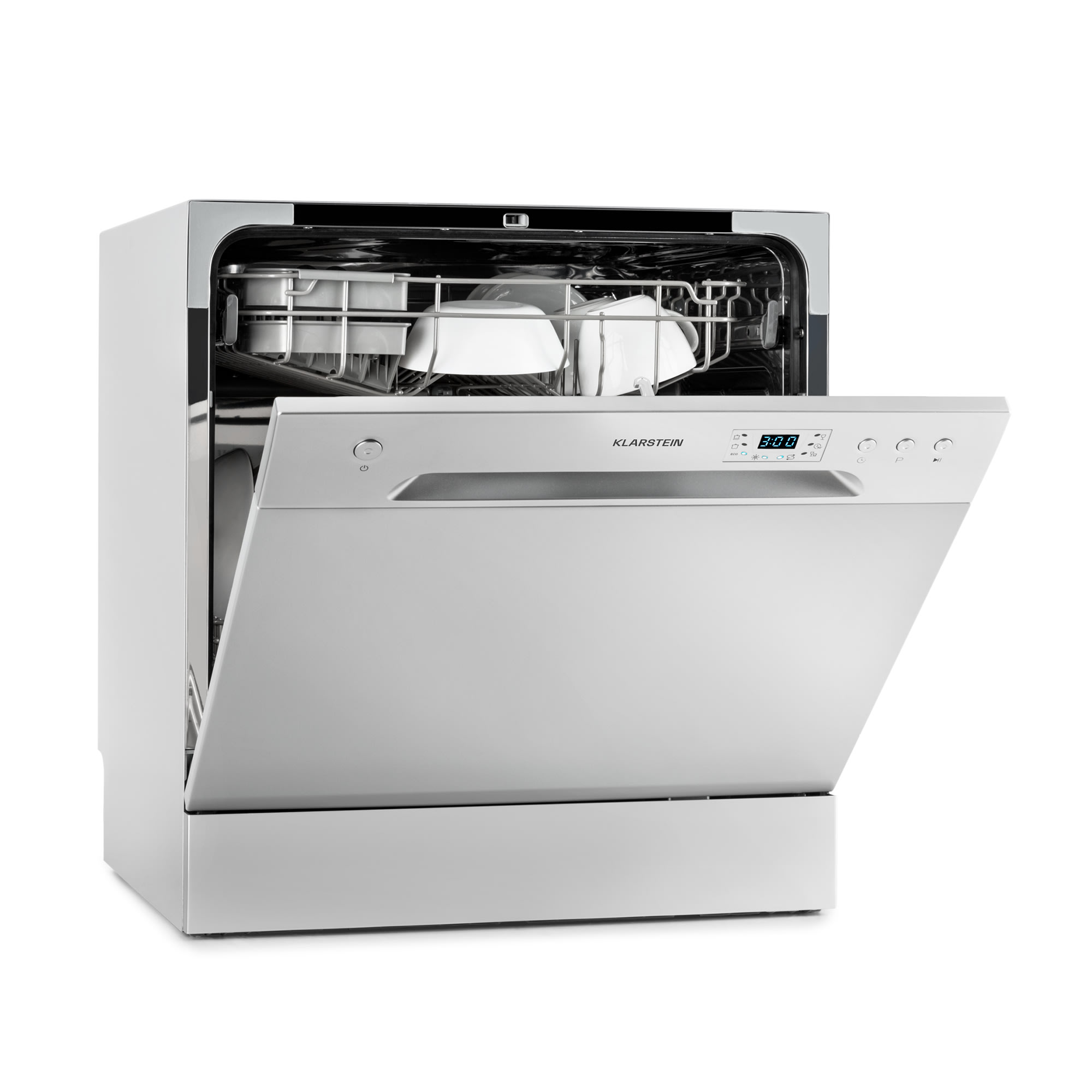 Klarstein Amazonia 8, umývačka riadu, 1620 W, na 8 súprav riadu, energet. trieda F, 49 dB, aquastop