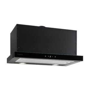 Klarstein Vinea, digestor, 60 cm, vstavaný, 610 m³/h, plochá konštrukcia, čierny