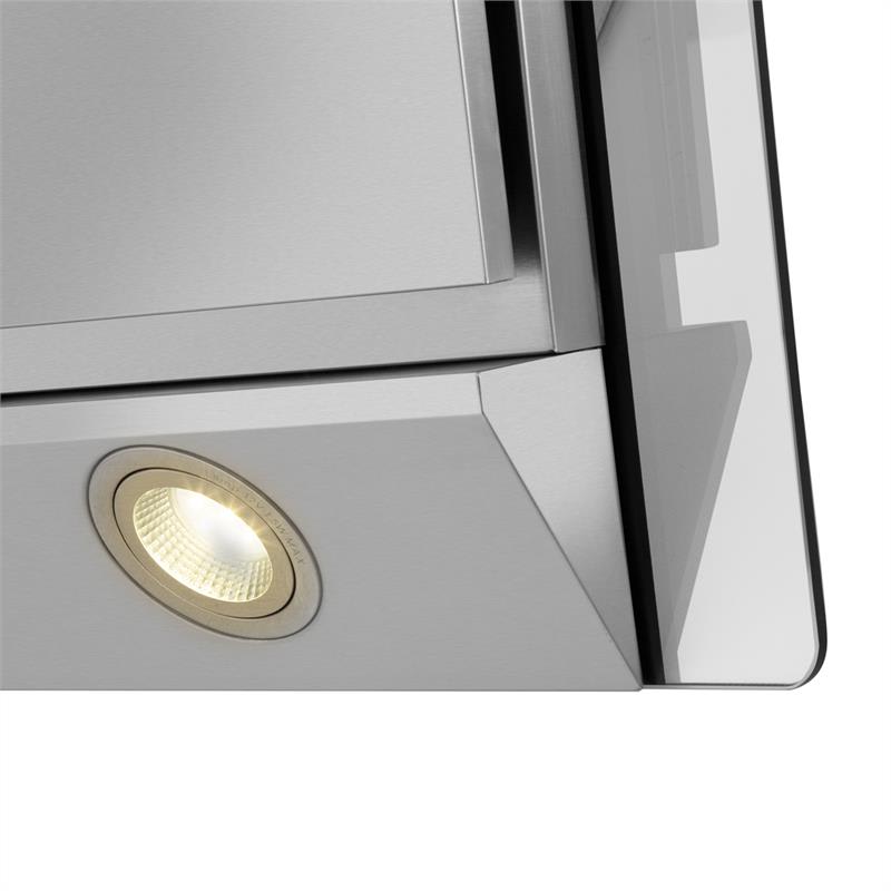 Klarstein Balzac 60, digestor, 60cm, nástenný, 640 m³/h, LED, dotykové ovládanie, sklo, nehrdzavejúca oceľ – Obrázok 5