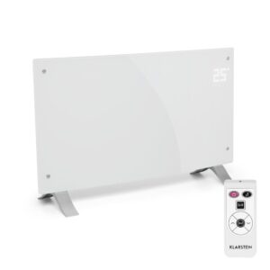 Klarstein Bornholm Curved, konvektor, 2000 W, termostat, časovač, biely