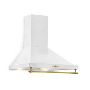 Klarstein Montblanc 60, digestor, 60 cm, nástenný, 610 m³/h, LED, lišta, biely