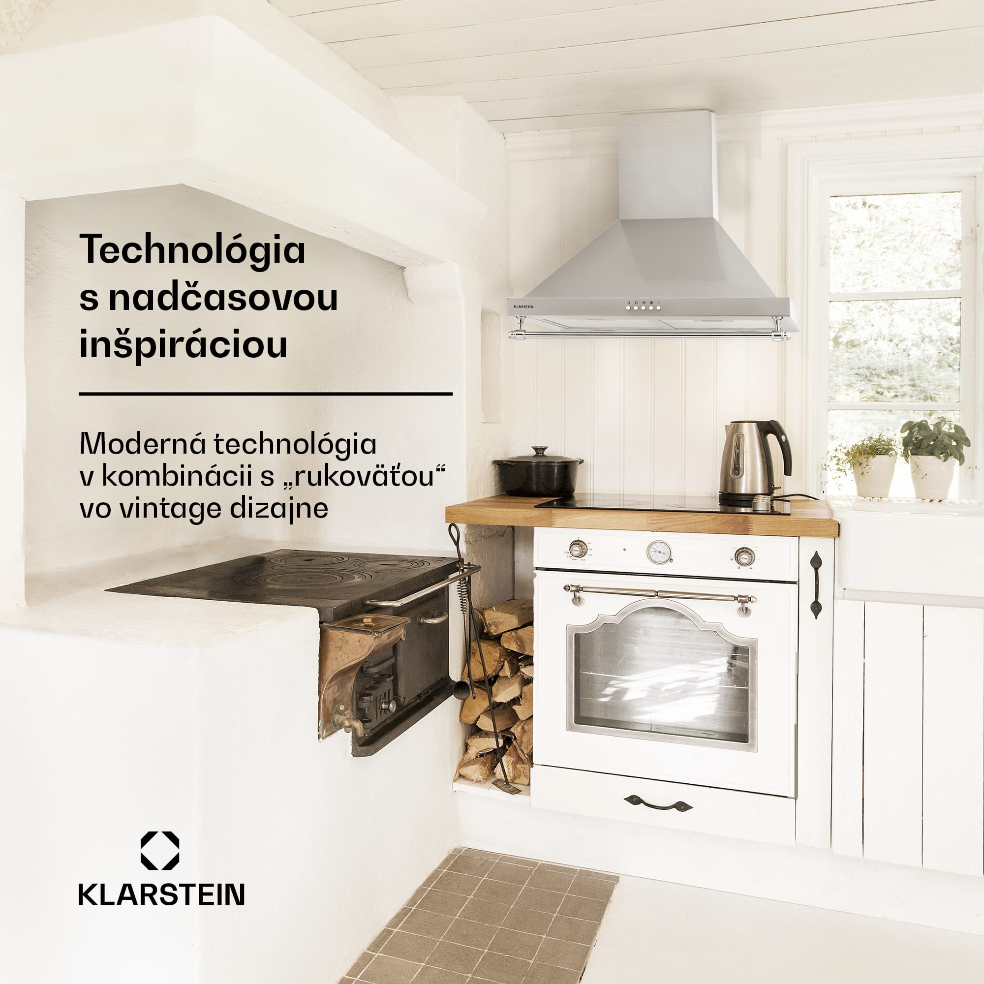 Klarstein Montblanc 60 odsávač pár 599 m³/h 165W 2x1,5W LED zábradlie – Obrázok 2