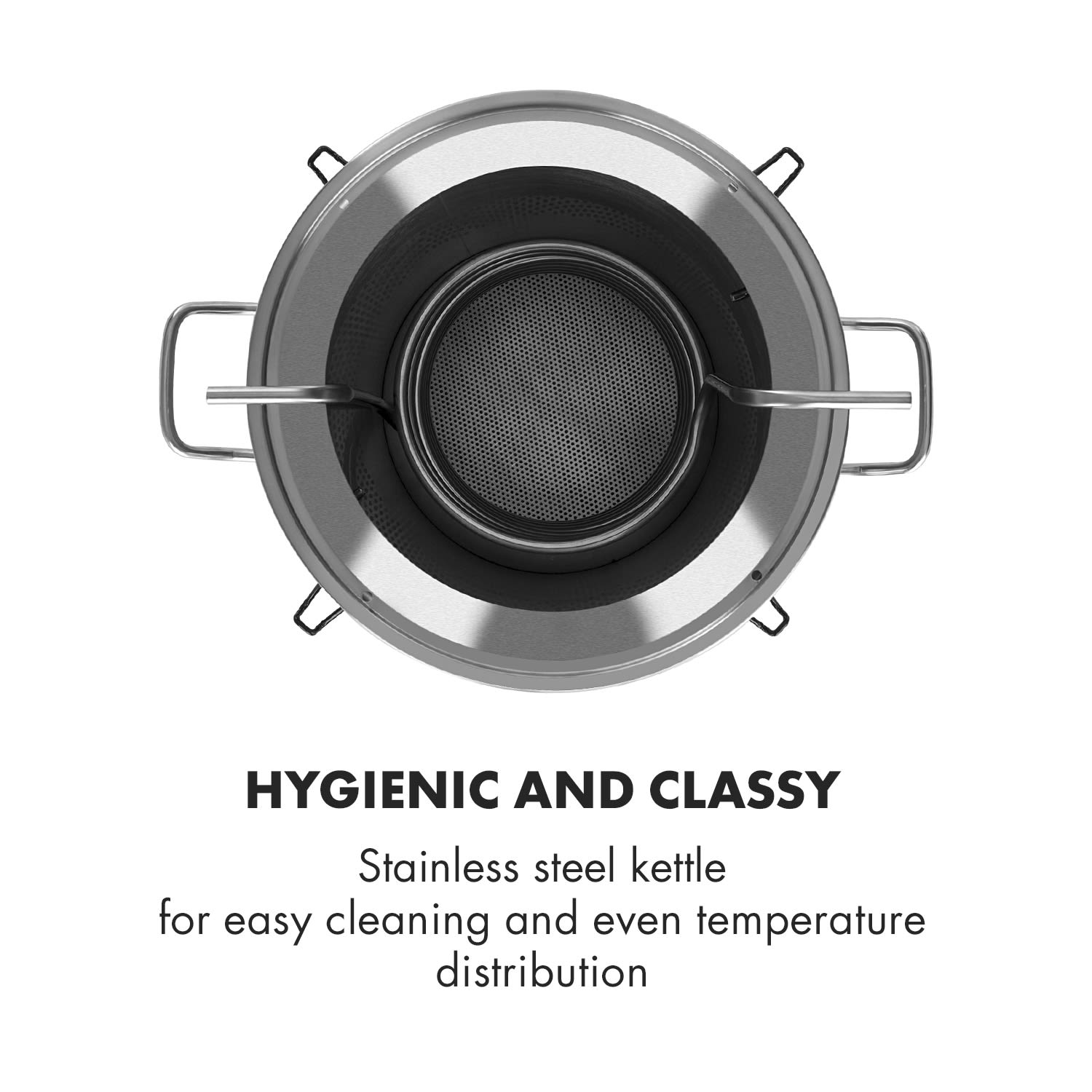 Klarstein Maischfest 25, sladový kotol, 5 dielov, 25 l, 1500/3000 W, dotykový LCD, nehrdzavejúca oceľ – Obrázok 5