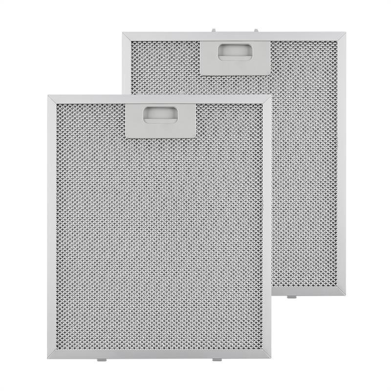 Klarstein Hliníkový tukový filter 27,1 x 31,8 cm náhradný filter 2 kusy príslušenstvo
