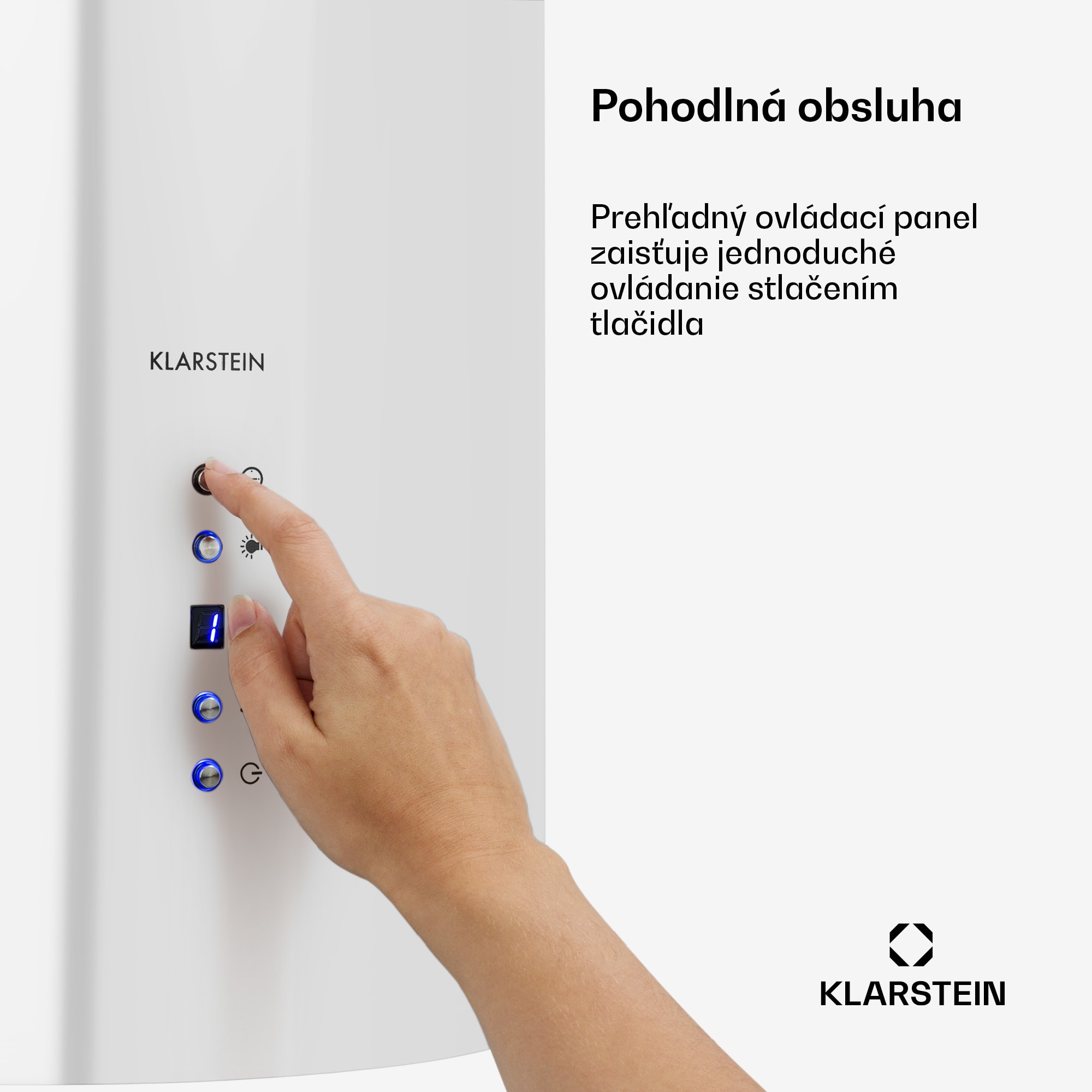 Klarstein Odsávač pár Barett v ostrovnom vyhotovení, Ø35 cm, recirkulačný režim, 522 m³/h, LED osvetlenie, filter s aktívnym uhlím – Obrázok 5