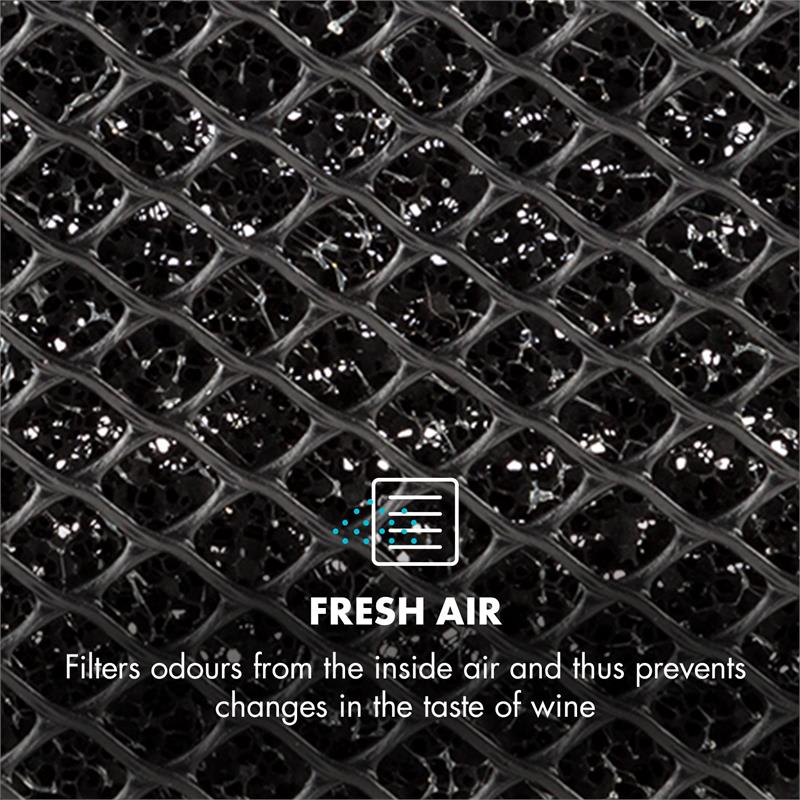 Klarstein Filter s aktívnym uhlím do vinoték, 9.9 x 4.9 x 1 cm (Š x V x H) – Obrázok 3