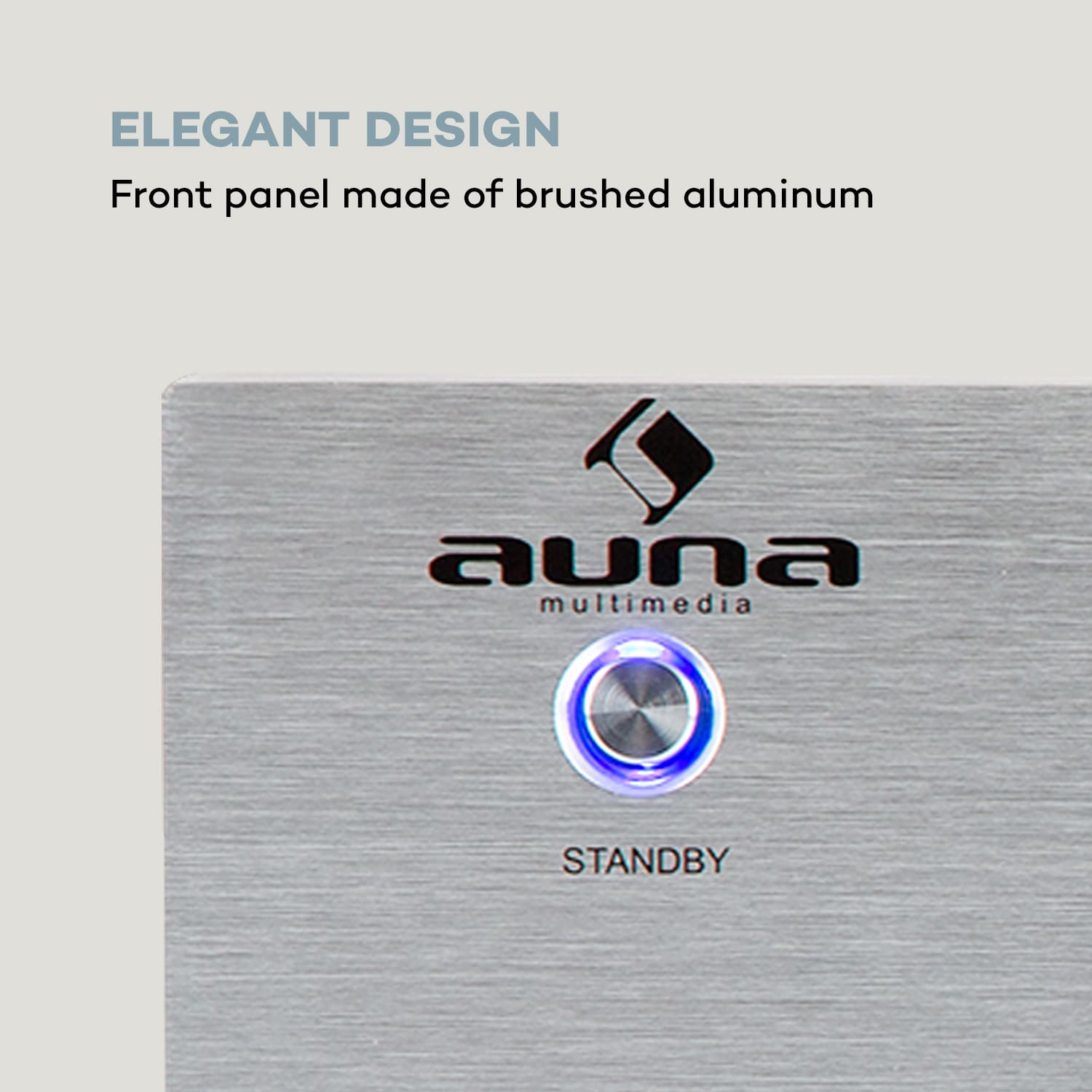 Auna AV2-CD850BT, 4-zónový HiFi stereo zosilňovač, 8 x 50 W RMS, bluetooth, USB, strieborný – Obrázok 4