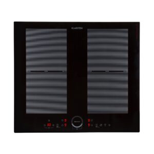 Klarstein Delicatessa 60, vstavaná indukčná varná doska, 7000 W, 4 zóny, sklokeramika, časovač