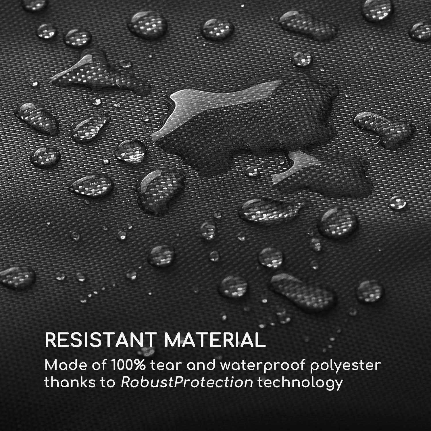 Blumfeldt Bella Donna, ochranný kryt, 100 % polyester, nepremokavý, čierny – Obrázok 3