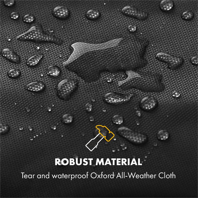 Klarstein Beef Brisket, ochranný kryt, tkanina Oxford, čierny – Obrázok 4