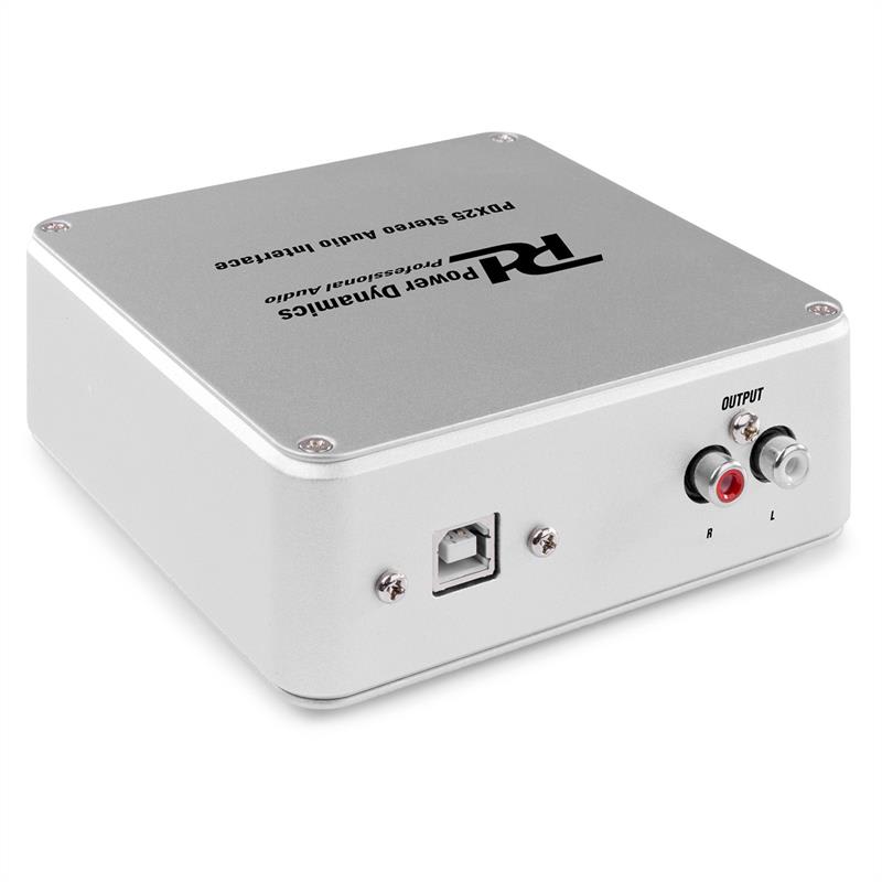 Power Dynamics PDX25, stereo-audio rozhranie, vrátane Audacity softvéru – Obrázok 2