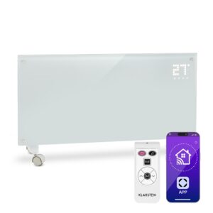 Klarstein Bornholm Smart, konvektor, 2000 W, WiFi, LED displej, časovač, IP24, biely