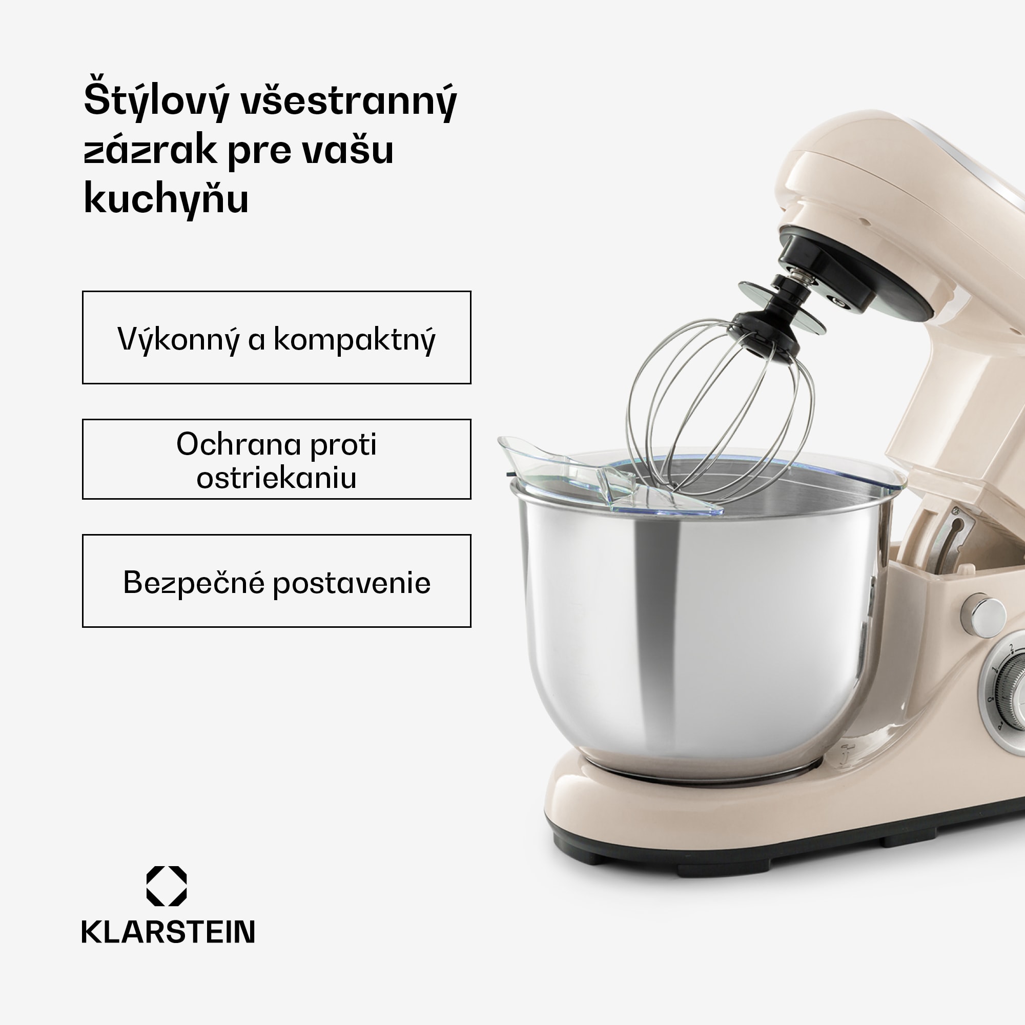Klarstein Bella Pico 2G, kuchynský robot, 1300 W, 1,7 PS, 6 stupňov, 5 l – Obrázok 2