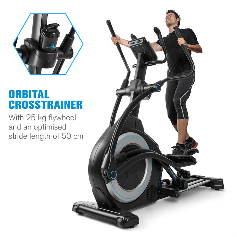 Capital Sports Helix Star UP, krosový trenažér, remeňový pohon, 25 kg zotrvačník – Obrázok 2