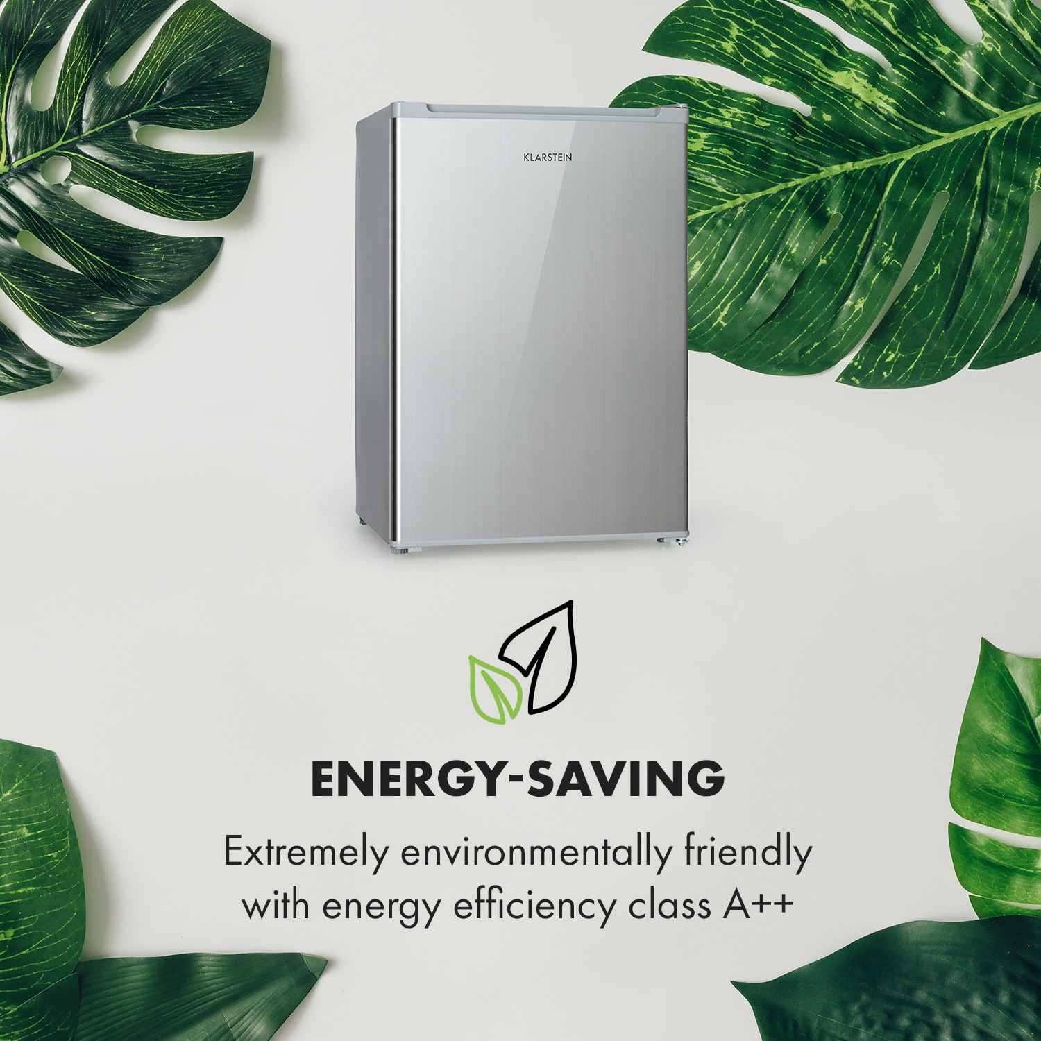 Klarstein Delaware, chladnička, 75 l, mraziaci priečinok 4 l, energet. trieda E, kompresné chladenie – Obrázok 3