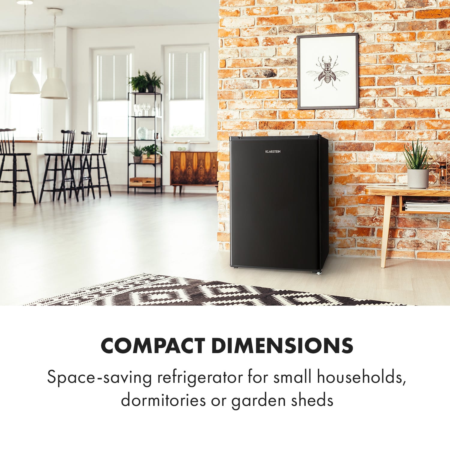 Klarstein Delaware, mraziaci priečinok 4 l, energet. trieda E, kompresné chladenie – Obrázok 2