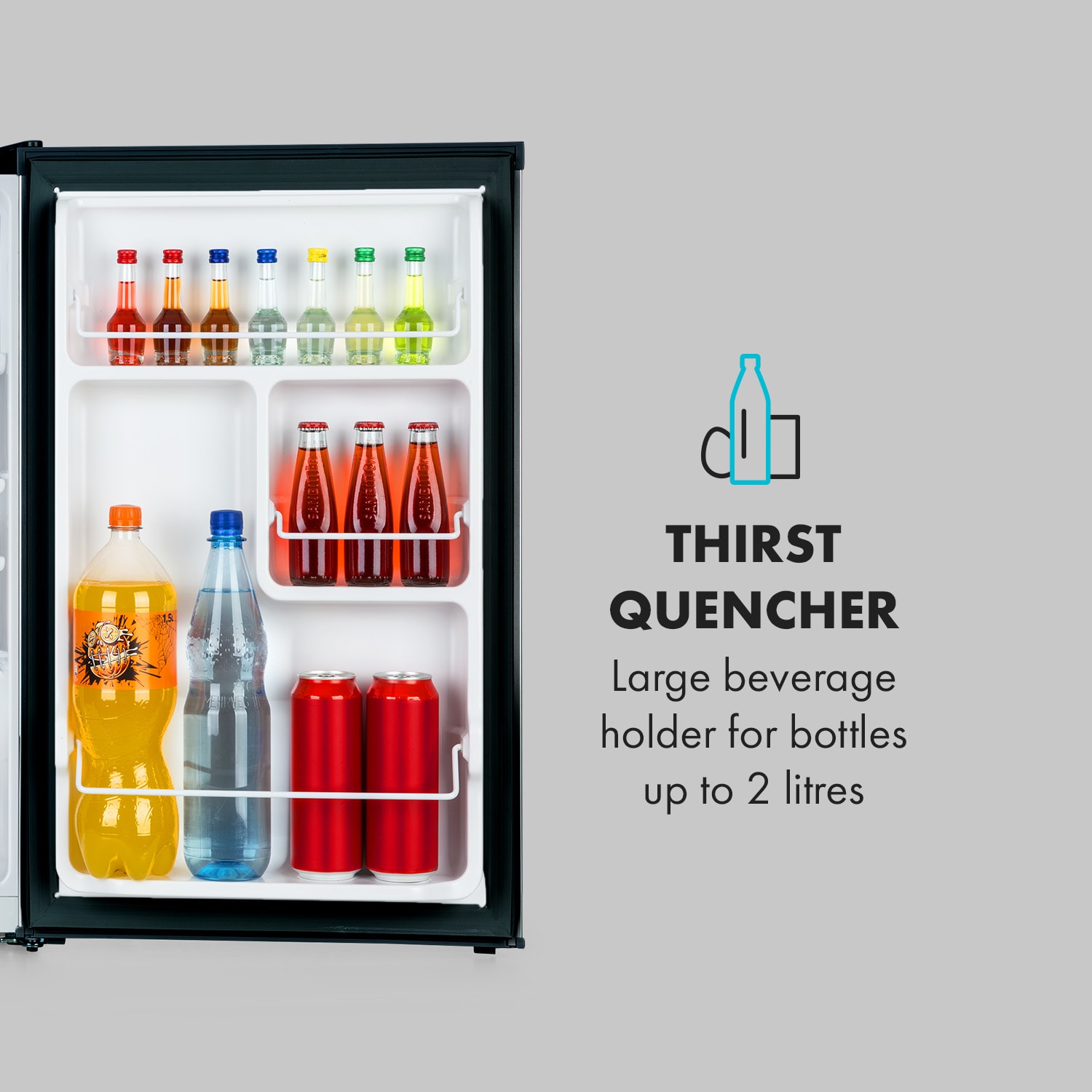 Klarstein Delaware, mraziaci priečinok 4 l, energet. trieda E, kompresné chladenie – Obrázok 5