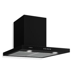 Klarstein Limelight, digestor, 60 cm, nástenný, 600 m³/h, čierny