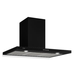 Klarstein Limelight, digestor, 90 cm, nástenný, 600 m³/h, čierny