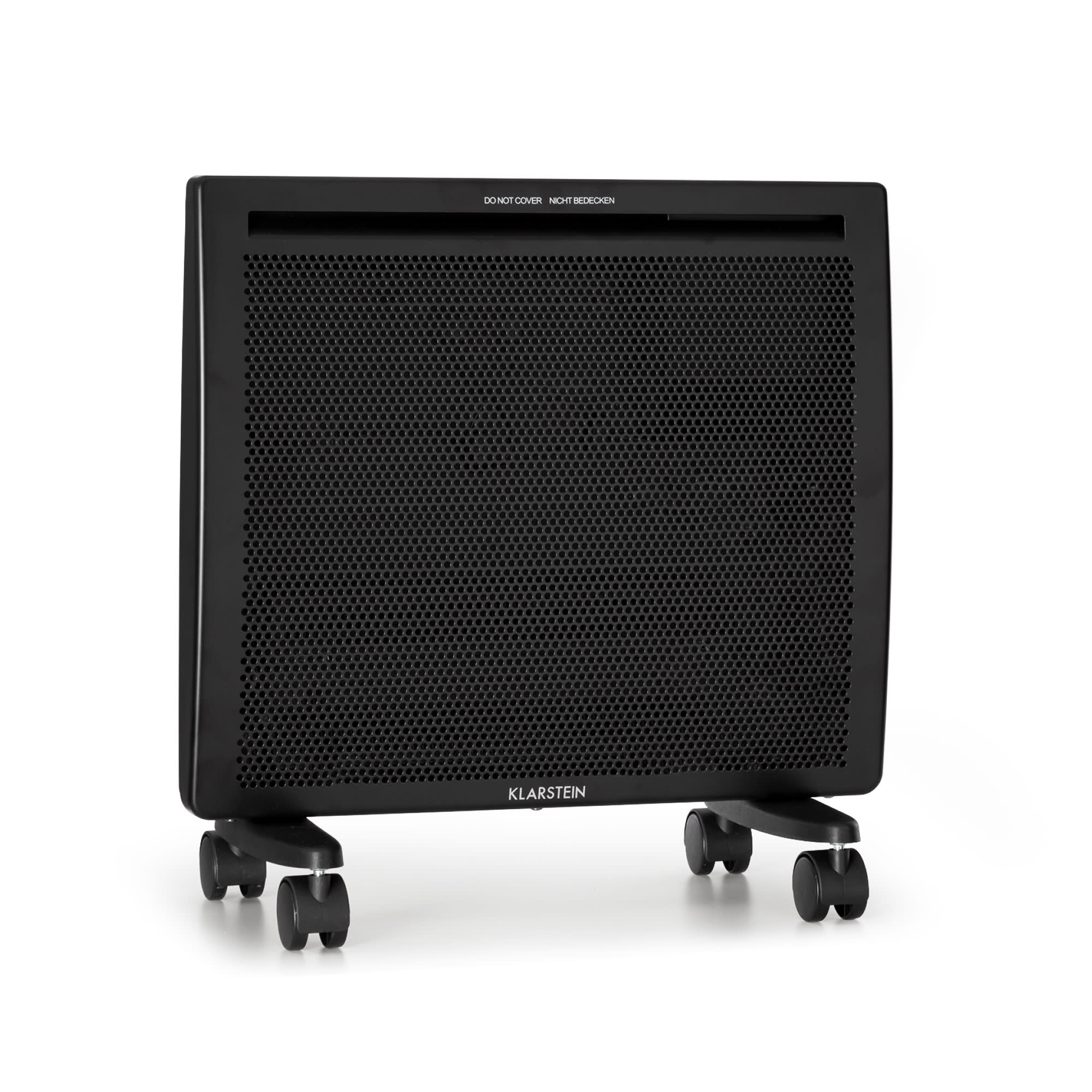 Klarstein Hot Spot Slimcurve Double Wave, konvektor, ohrievač 2 v 1, 1000 W, týždenný časovač, čierny