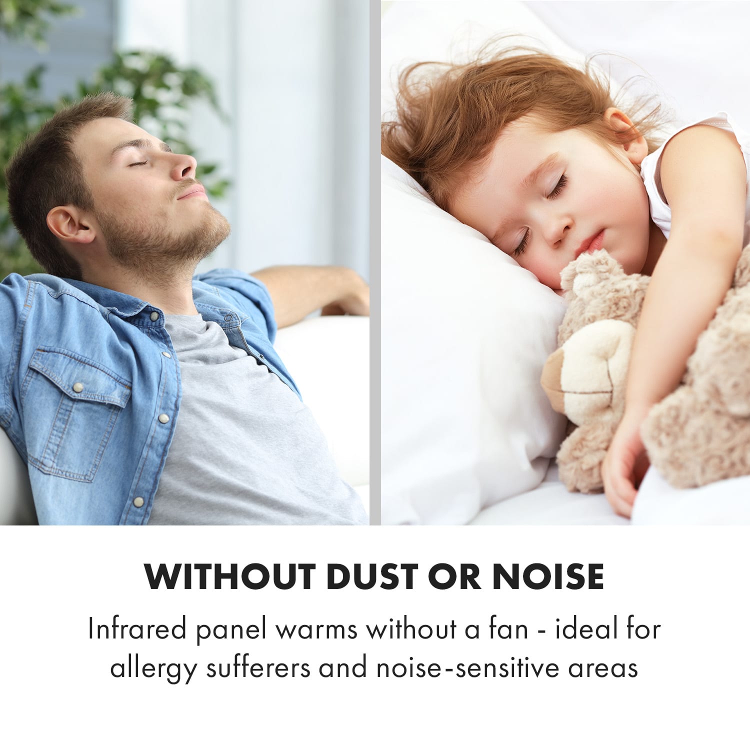 Klarstein Wonderwall Air Art Smart, infračervený ohrievač, 60 x 60 cm, 350 W, aplikácia, hora – Obrázok 4