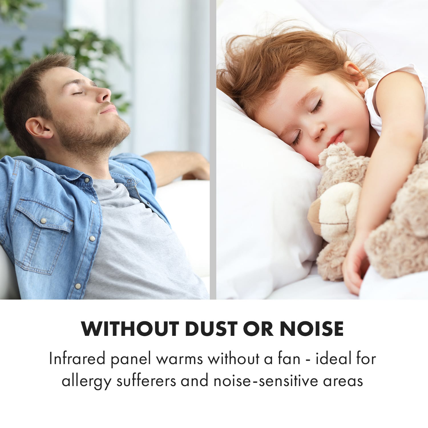 Klarstein Wonderwall Air Art Smart, infračervený ohrievač, 120 x 60 cm, 700 W, aplikácia, hora – Obrázok 4