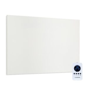 Klarstein Wonderwall Air Infinite, infračervený ohrievač, 90 x 60 cm, 580 W, na stenu, diaľkový ovládač, biely