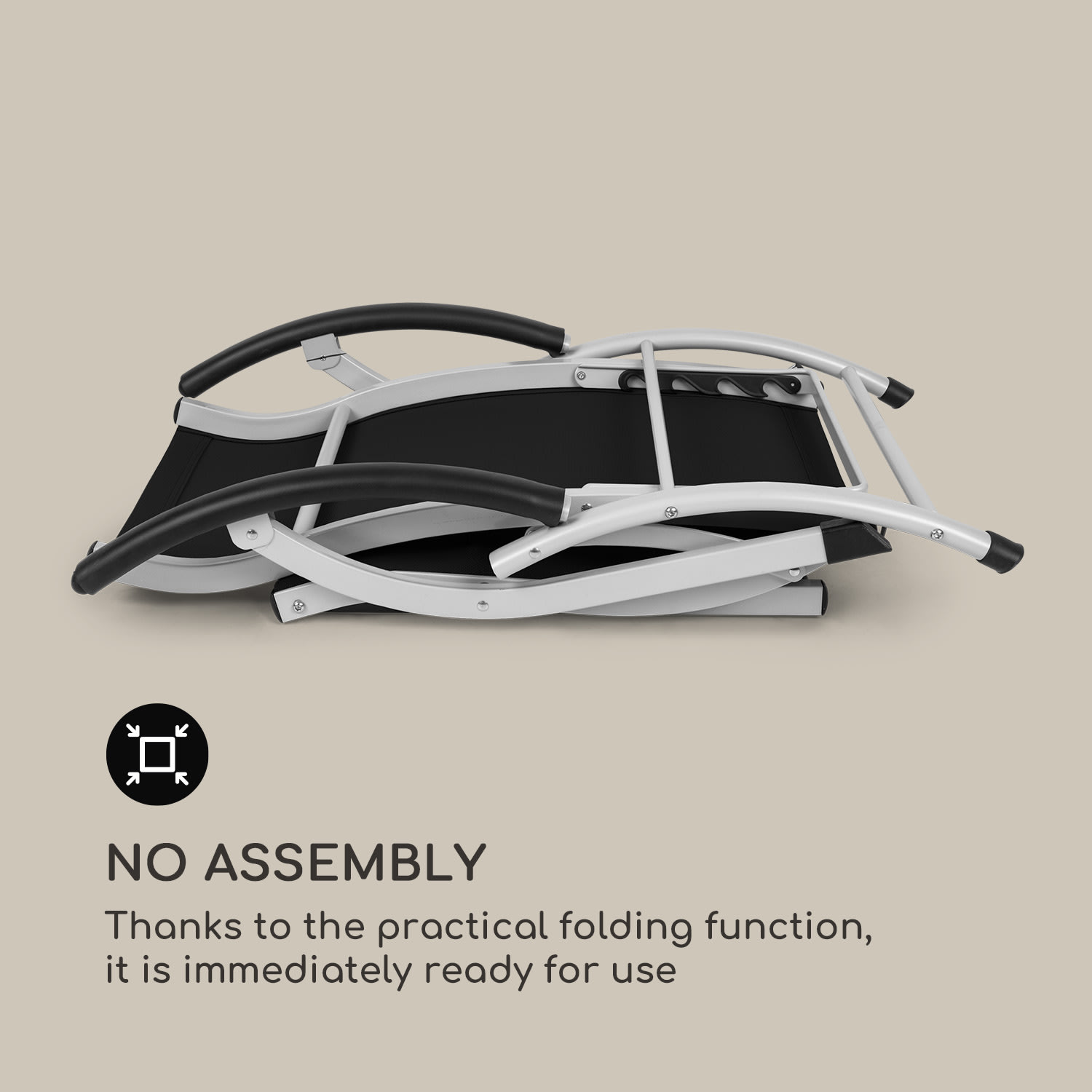 Blumfeldt Sunnyvale, lehátko, s podnožkou, hliník, 4 úrovne – Obrázok 3