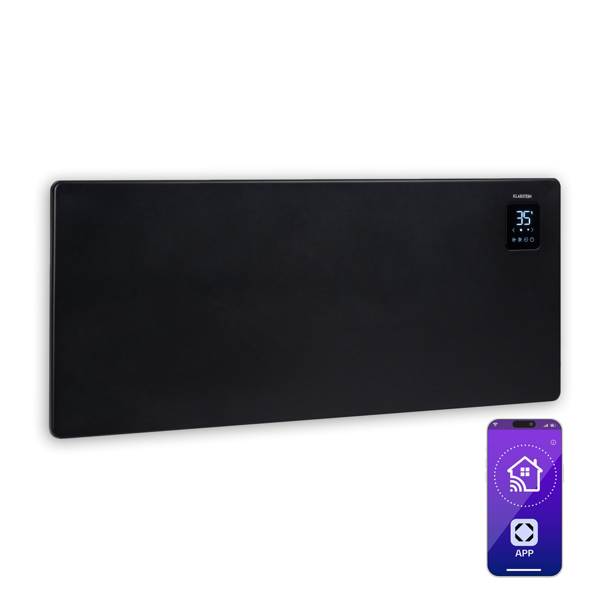 Klarstein Bansin Smart 2500, konvektor, 2500 W, ovládanie cez aplikáciu