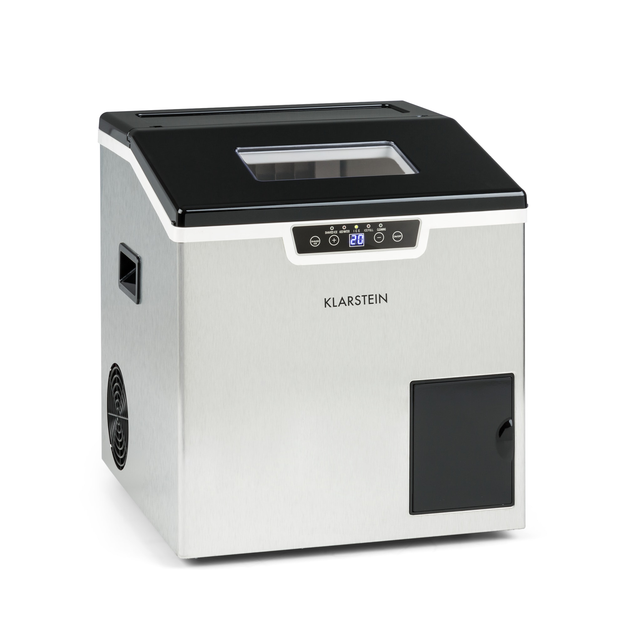 Klarstein Icefestival Cube, výrobník ľadu, 195 W, nádrž 1,9 l, 20 kg/24 h