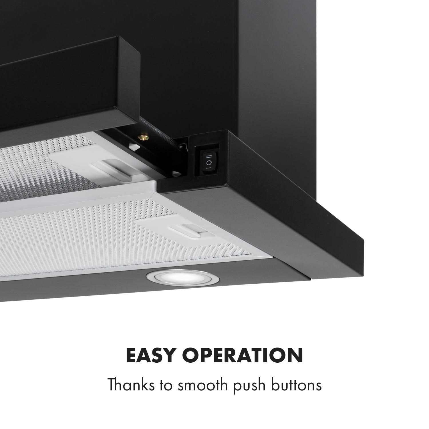 Klarstein Mariana 60, plochý digestor, 500 m³/h, odsávanie vzduchu, LED – Obrázok 4