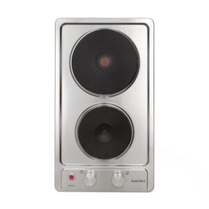 Klarstein Appetito Domino, elektrická varná doska, 3000 W, 2 platne, 6 stupňov výkonu, nehrdzavejúca oceľ