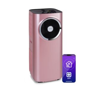 Klarstein Kraftwerk Smart 12K, mobilná klimatizácia 3 v 1, 12 000 BTU, ovládanie cez aplikáciu, diaľkový ovládač