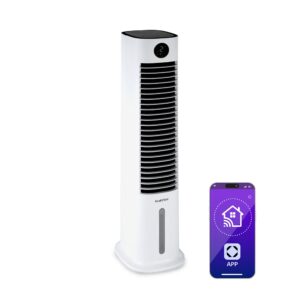 Klarstein Skytower Grand Smart, ochladzovač vzduchu, 80 W, 480 m³/h, 8 l, mobilný