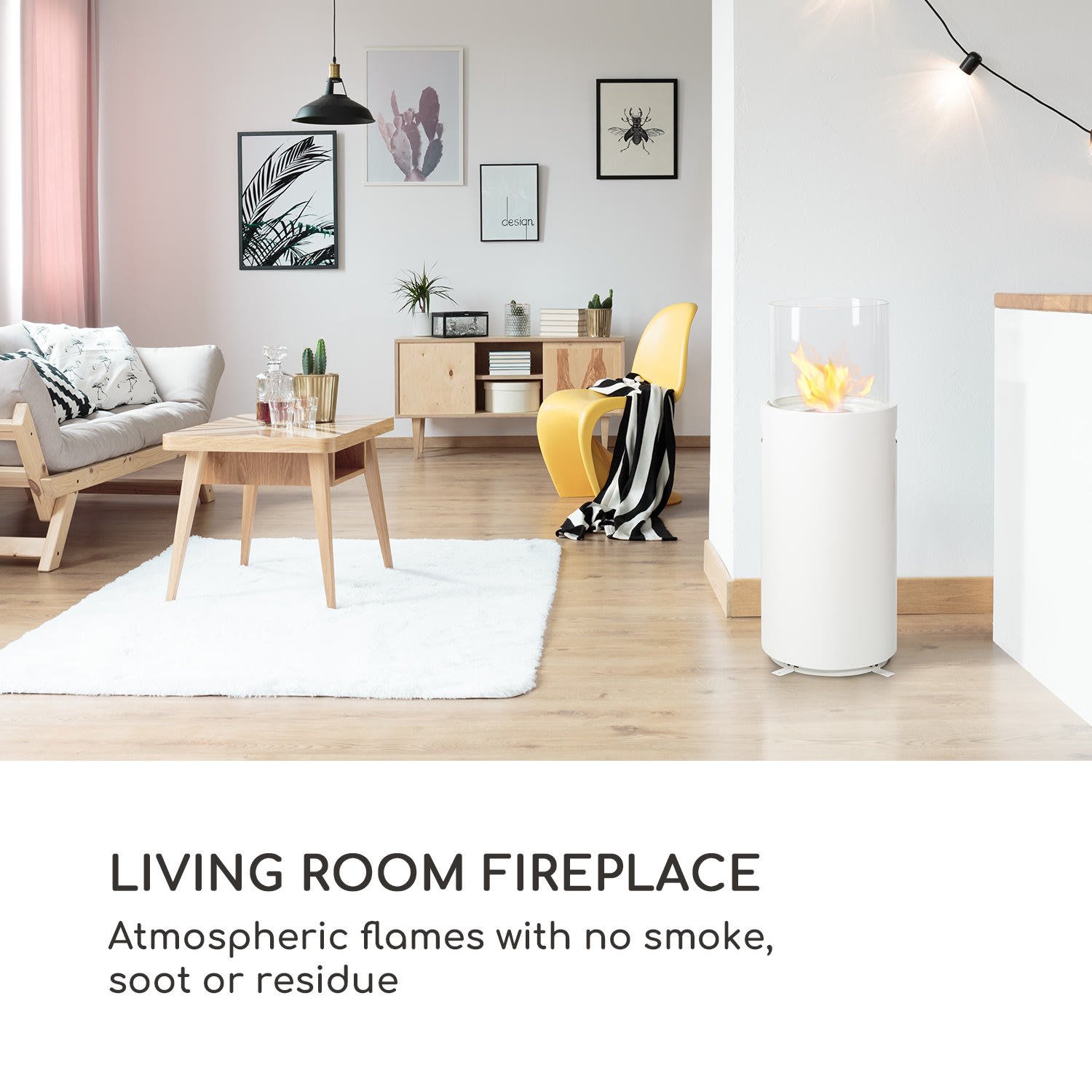 Blumfeldt Fiamme Tamburo, etanolový krb, horák z nehrdzavejúcej ocele, 0,8 litra, doba horenia 4-5 hod. – Obrázok 4