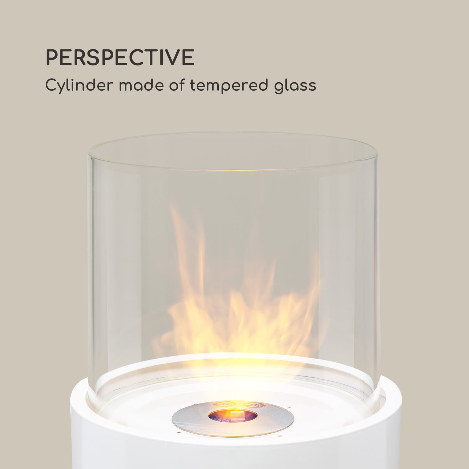 Blumfeldt Fiamme Tamburo, etanolový krb, horák z nehrdzavejúcej ocele, 0,8 litra, doba horenia 4-5 hod. – Obrázok 5