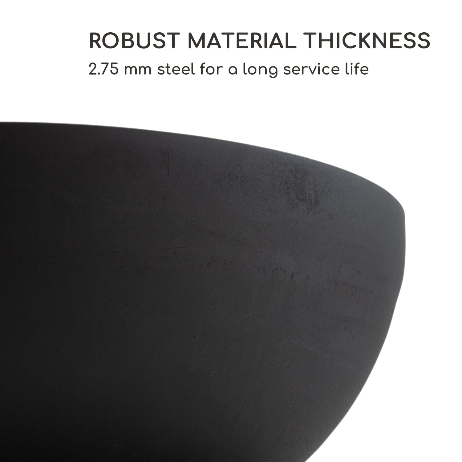 Blumfeldt Savage 2.0, okrúhle ohnisko s grilom, Ø 60 cm, stabilný podstavec, priestor na drevo – Obrázok 4