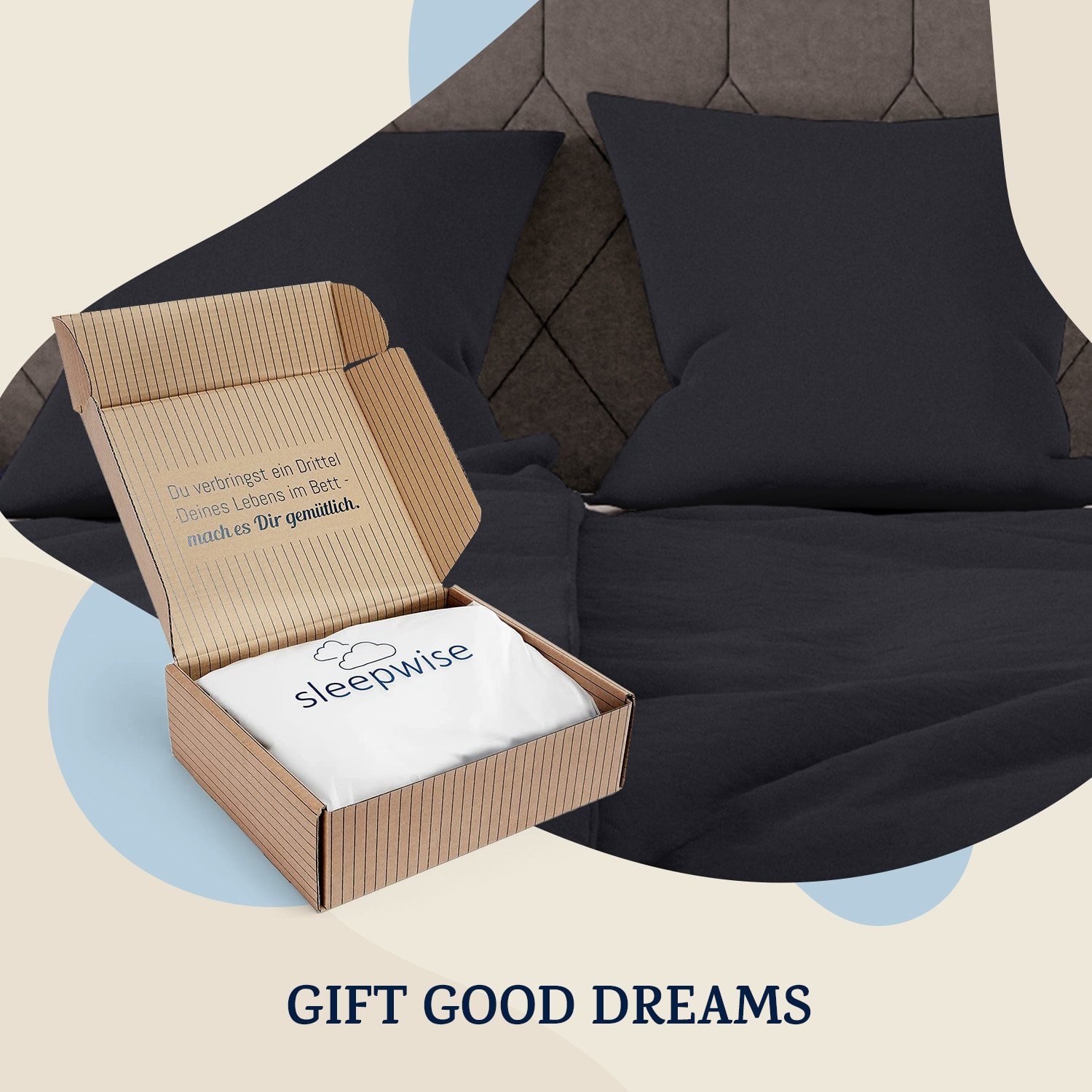 Sleepwise Traumwolle Biber, posteľná bielizeň, 155x220 cm – Obrázok 5