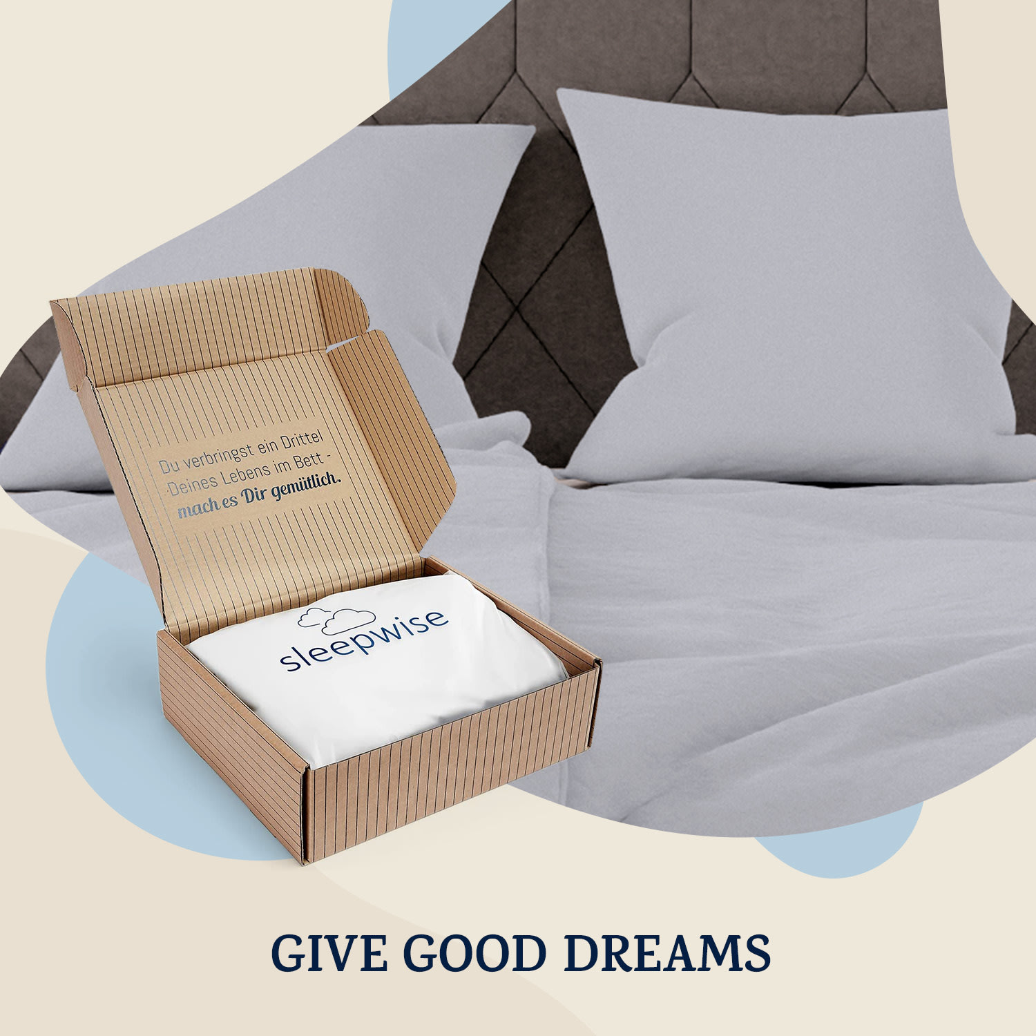 Sleepwise Traumwolle Biber, posteľná bielizeň, 135x200 cm – Obrázok 5